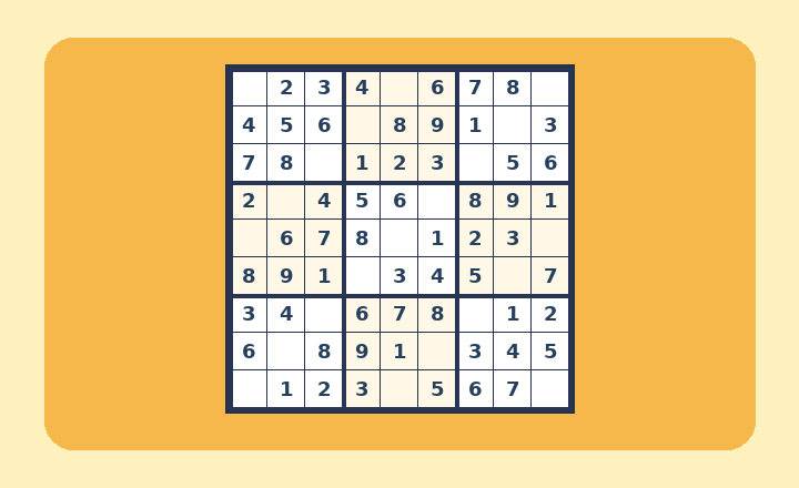 Sudoku game preview